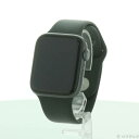 【中古】Apple(アップル) Apple Watch Series 6 GPS 44mm スペースグレイアルミニウムケース キプロスグリーンスポーツバンド 【...