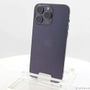 【中古】Apple(アップル) iPhone14 Pro Max 1TB ディープパープル MQ9N3J/A SIMフリー 【352-ud】