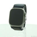 【中古】Apple(アップル) 〔展示品〕 Apple Watch Ultra 2 GPS + Cellular 49mm チタニウムケース ブルーアルパインル...