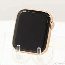 【中古】Apple(アップル) Apple Watch Series 5 GPS 44mm ゴールドアルミニウムケース バンド無し 【251-ud】