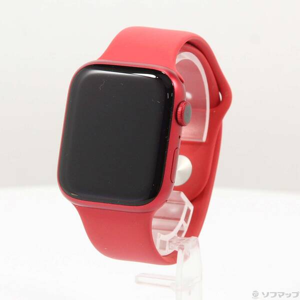 【中古】Apple(アップル) Apple Watch Series 9 GPS 45mm (PRODUCT)REDアルミニウムケース レッドスポーツバンド 【262-ud】