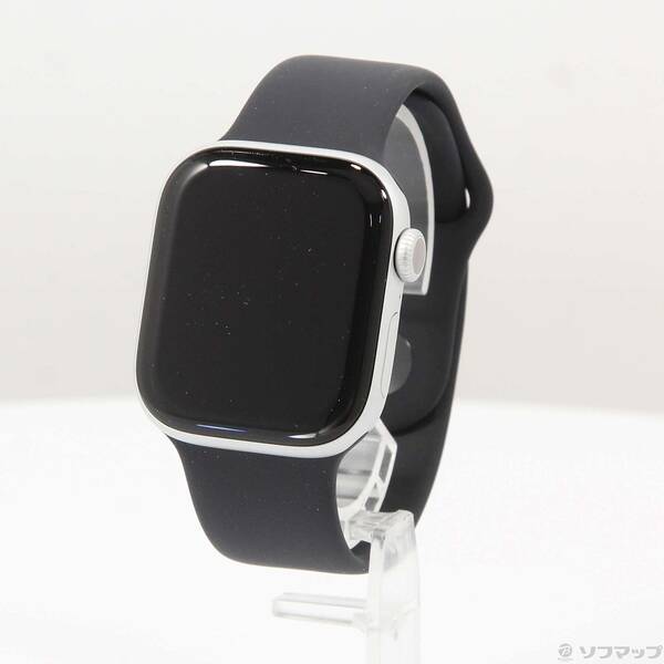【中古】Apple(アップル) Apple Watch Series 10 GPS 42mm シルバーアルミニウムケース ブラックスポーツバンド 【196-ud】