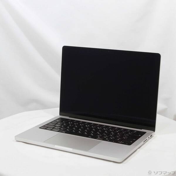 【中古】Apple(アップル) MacBook Pro 14.2-inch Late-2021 MKGR3J/A Apple M1 Pro 8コアCPU_14コアGPU 16GB SSD512GB シルバー 〔14.7 Sonoma〕 【269-ud】