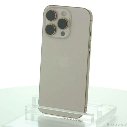 【中古】Apple(アップル) iPhone16 Pro 128GB デザートチタニウム MYMX3J/A SIMフリー 【377-ud】 【中古】Apple(アップル) iPhone16 Pro 128GB デザートチタニウム MYMX3J/A SIMフリー 【377-ud】