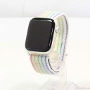 【中古】Apple(アップル) Apple Watch Series 7 GPS 41mm スターライトアルミニウムケース プライドエディションNikeスポーツ...