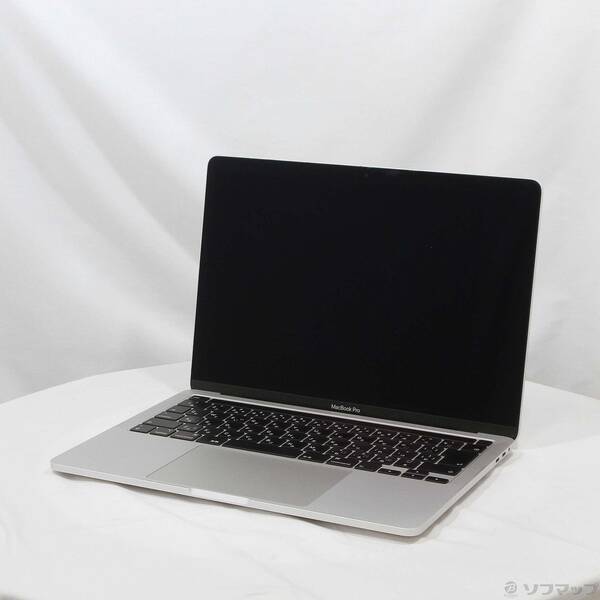 【中古】Apple(アップル) MacBook Pro 13.3-inch Mid-2020 MWP72J/A Core_i5 2.0GHz 16GB SSD512GB シルバー 〔10.15 Catalina〕 【258-ud】