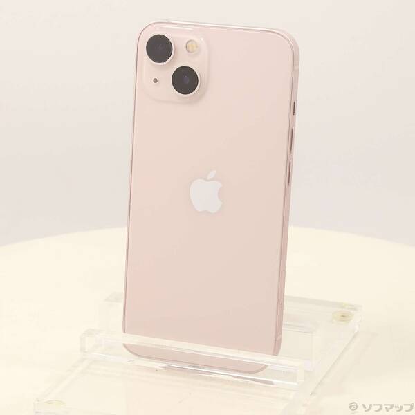 【中古】Apple(アップル) iPhone13 128GB ピンク MLNE3J/A SIMフリー 【368-ud】