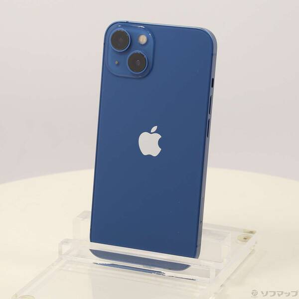 【中古】Apple(アップル) iPhone13 128GB ブルー MLNG3J/A SIMフリー 【348-ud】