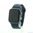 【中古】Apple(アップル) Apple Watch Series 7 GPS 41mm ブルーアルミニウムケース アビスブルースポーツバンド 【258-ud...