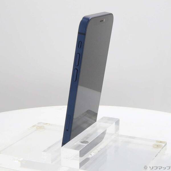 【中古】Apple(アップル) iPhone12 mini 64GB ブルー MGAP3J／A SIMフリー 【262-ud】