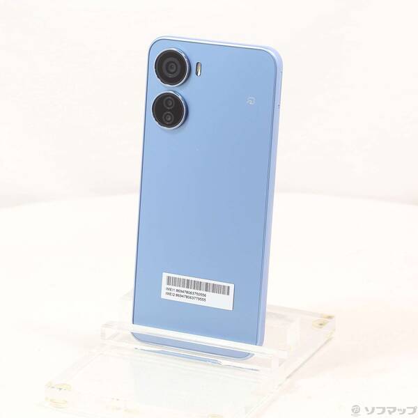 【中古】ZTE Libero 5G IV 128GB ブルー ZESCD1 Y!mobile SIMフリー 【269-ud】