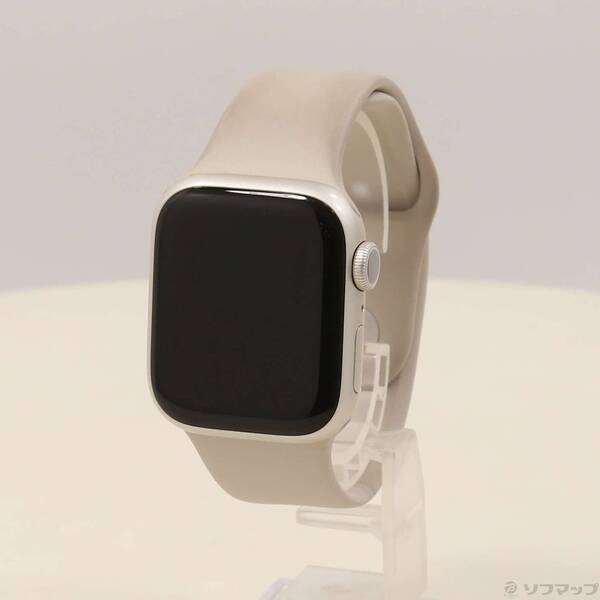 【中古】Apple(アップル) Apple Watch Series 7 GPS 41mm スターライトアルミニウムケース スターライトスポーツバンド 【377-ud】