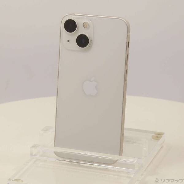 【中古】Apple(アップル) iPhone13 mini 128GB スターライト MLJE3J/A SIMフリー 【305-ud】