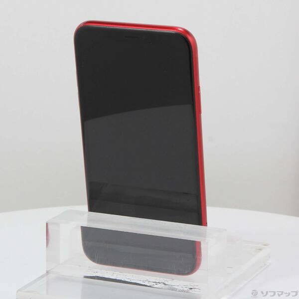 【中古】Apple(アップル) iPhone11 64GB プロダクトレッド MWLV2J／A SIMフリー 【247-ud】