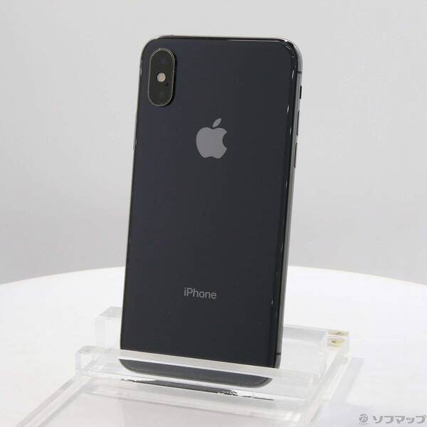 【中古】Apple(アップル) iPhoneXS 64GB スペースグレイ MTAW2J／A SIMフリー 【247-ud】