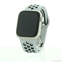 【中古】Apple(アップル) Apple Watch Series 7 Nike GPS 41mm スターライトアルミニウムケース ピュアプラチナム/ブラック...