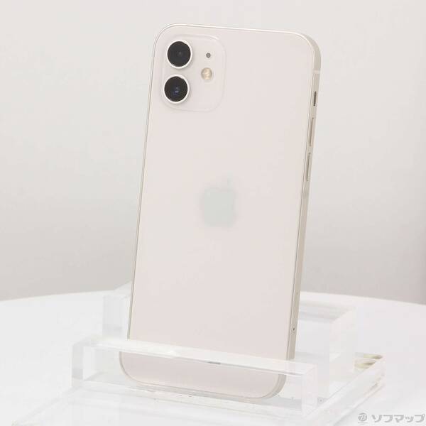 【中古】Apple(アップル) iPhone12 64GB ホワイト MGHP3J/A SIMフリー 【344-ud】