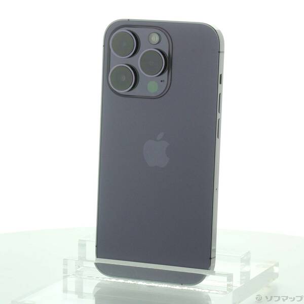 【中古】Apple(アップル) iPhone14 Pro 256GB ディープパープル MQ1E3J/A SIMフリー 【349-ud】