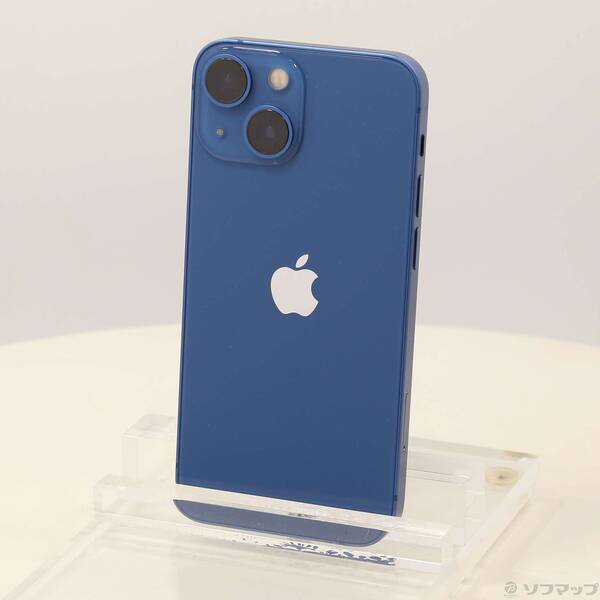 【中古】Apple(アップル) iPhone13 mini 128GB ブルー MLJH3J/A SIMフリー 【352-ud】