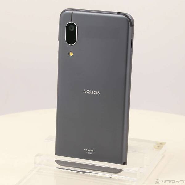 【中古】SHARP(シャープ) AQUOS sense3 basic 32GB ブラック SHV48 au 【344-ud】