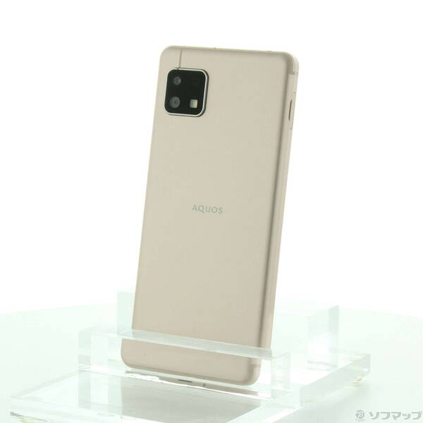 【中古】SHARP(シャープ) AQUOS sense4 basic 64GB ライトカッパー A003SH Y!mobile 【352-ud】