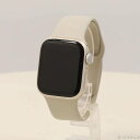 【中古】Apple(アップル) Apple Watch Series 7 GPS 41mm スターライトアルミニウムケース スターライトスポーツバンド 【344...