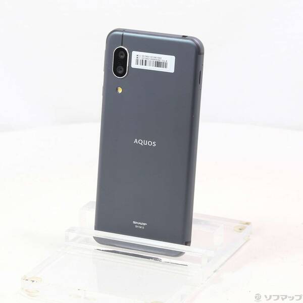 【中古】SHARP(シャープ) AQUOS sense3 64GB ブラック SH-M12 SIMフリー 【368-ud】