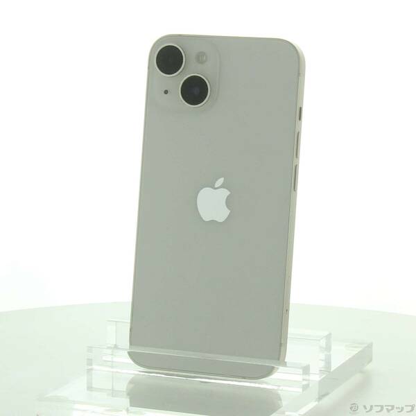 【中古】Apple(アップル) iPhone14 128GB スターライト MPUQ3J/A SIMフリー 【344-ud】