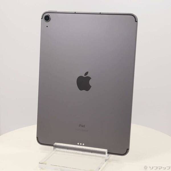 【中古】Apple(アップル) iPad Air 第4世代 64GB スペースグレイ MYGW2J/A auロック解除SIMフリー 【368-ud】