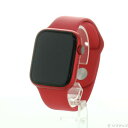 【中古】Apple(アップル) Apple Watch Series 8 GPS 45mm (PRODUCT)REDアルミニウムケース (PRODUCT)RED...