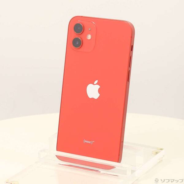 【中古】Apple(アップル) iPhone12 128GB プロダクトレッド MGHW3J/A SIMフリー 【269-ud】