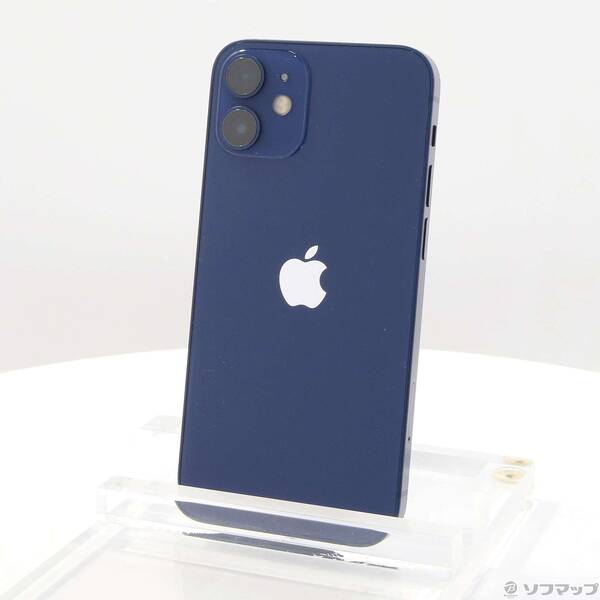 【中古】Apple(アップル) iPhone12 mini 128GB ブルー MGDP3J/A SIMフリー 【344-ud】