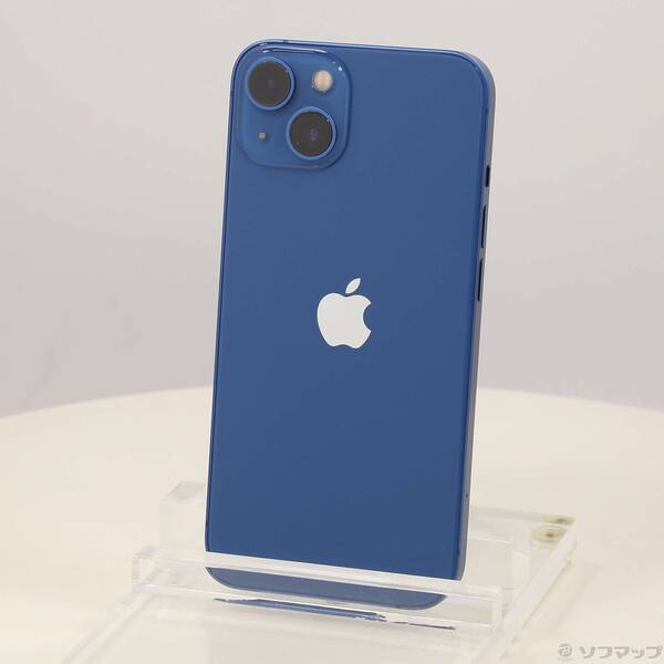 【中古】Apple(アップル) iPhone13 256GB ブルー MLNM3J/A SIMフリー 【297-ud】