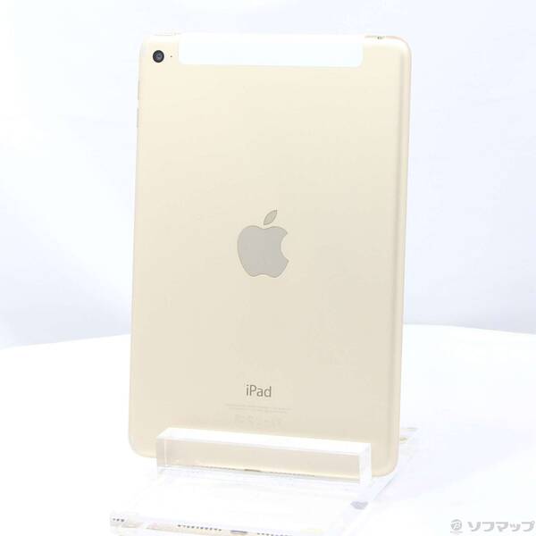 【中古】Apple(アップル) iPad mini 4 16GB ゴールド MK712J/A docomoロック解除SIMフリー 【348-ud】