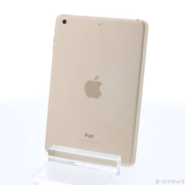 【中古】Apple(アップル) iPad mini 3 128GB ゴールド MGYK2J/A Wi-Fi 【349-ud】
