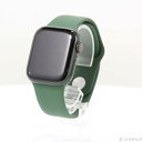 【中古】Apple(アップル) Apple Watch Series 7 GPS + Cellular 41mm グリーンアルミニウムケース クローバースポーツ...