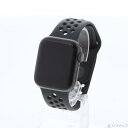 【中古】Apple(アップル) Apple Watch SE 第1世代 Nike GPS 40mm スペースグレイアルミニウムケース アンスラサイト/ブラックN...