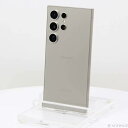 【中古】SAMSUNG(サムスン) Galaxy S24 Ultra 256GB チタニウムグレー SC-52E docomo SIMフリー 【258-ud】