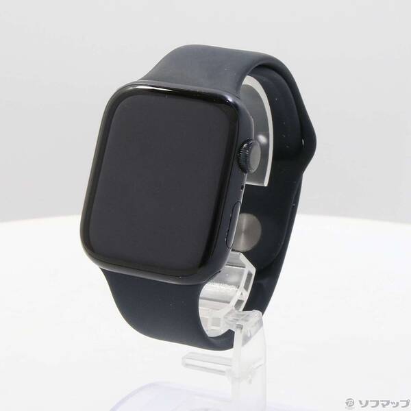【中古】Apple(アップル) Apple Watch Series 7 GPS 45mm ミッドナイトアルミニウムケース ミッドナイトスポーツバンド 【377-ud】