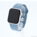 【中古】Apple(アップル) Apple Watch SE 第1世代 GPS 40mm シルバーアルミニウムケース ノーザンブルースポーツバンド 【258-u...