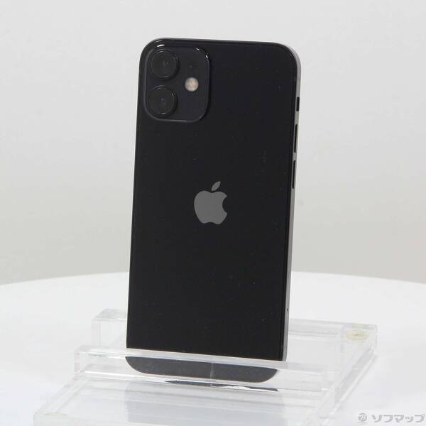 【中古】Apple(アップル) iPhone12 mini 128GB ブラック MGDJ3J/A SIMフリー 【381-ud】