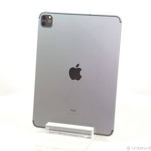 【中古】Apple(アップル) iPad Pro 11インチ 第2世代 128GB スペースグレイ MY2V2J/A SIMフリー 【258-ud】