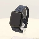 【中古】Apple(アップル) Apple Watch SE 第2世代 GPS 40mm ミッドナイトアルミニウムケース インクスポーツループ 【349-ud】