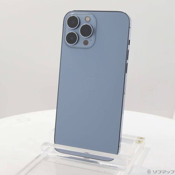 【中古】Apple(アップル) iPhone13 Pro Max 256GB シエラブルー MLJD3J/A SIMフリー 【348-ud】