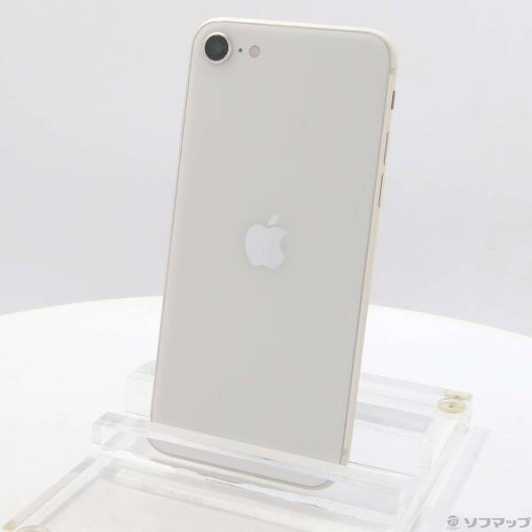 【中古】Apple(アップル) iPhone SE 第3世代 64GB スターライト MMYD3J/A SIMフリー 【371-ud】