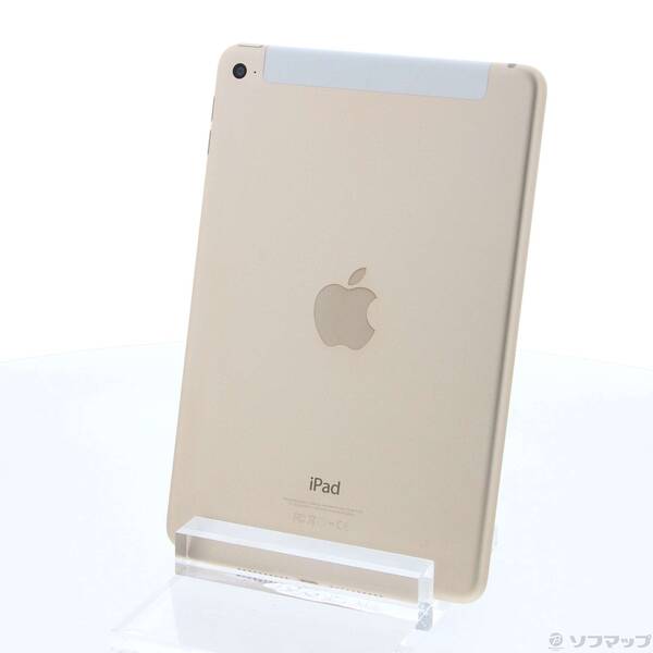 【中古】Apple(アップル) iPad mini 4 32GB ゴールド MNWG2J/A docomoロック解除SIMフリー 【198-ud】