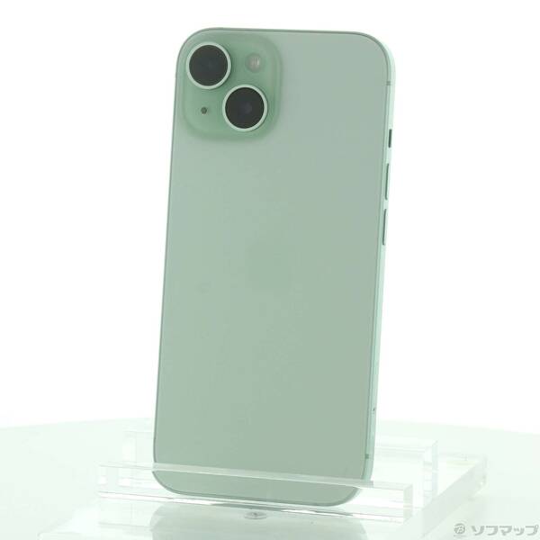 【中古】Apple(アップル) iPhone15 128GB グリーン MTMM3J/A SIMフリー 【348-ud】