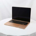 【中古】Apple(アップル) MacBook Air 13.3-inch Late-2020 MGNE3J/A Apple M1 8コアCPU_8コアGPU 8GB SSD512GB ゴールド 〔14.7 Sonoma〕 【295-ud】(2)