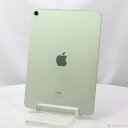 【中古】Apple(アップル) iPad Air 第4世代 256GB グリーン MYH72J/A SoftBank 【352-ud】