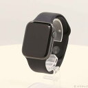 【中古】Apple(アップル) Apple Watch Series 5 GPS 44mm スペースグレイアルミニウムケース ブラックスポーツバンド 【198-...